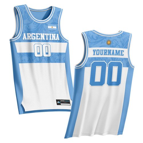 Argentina Custom Basketball Jersey