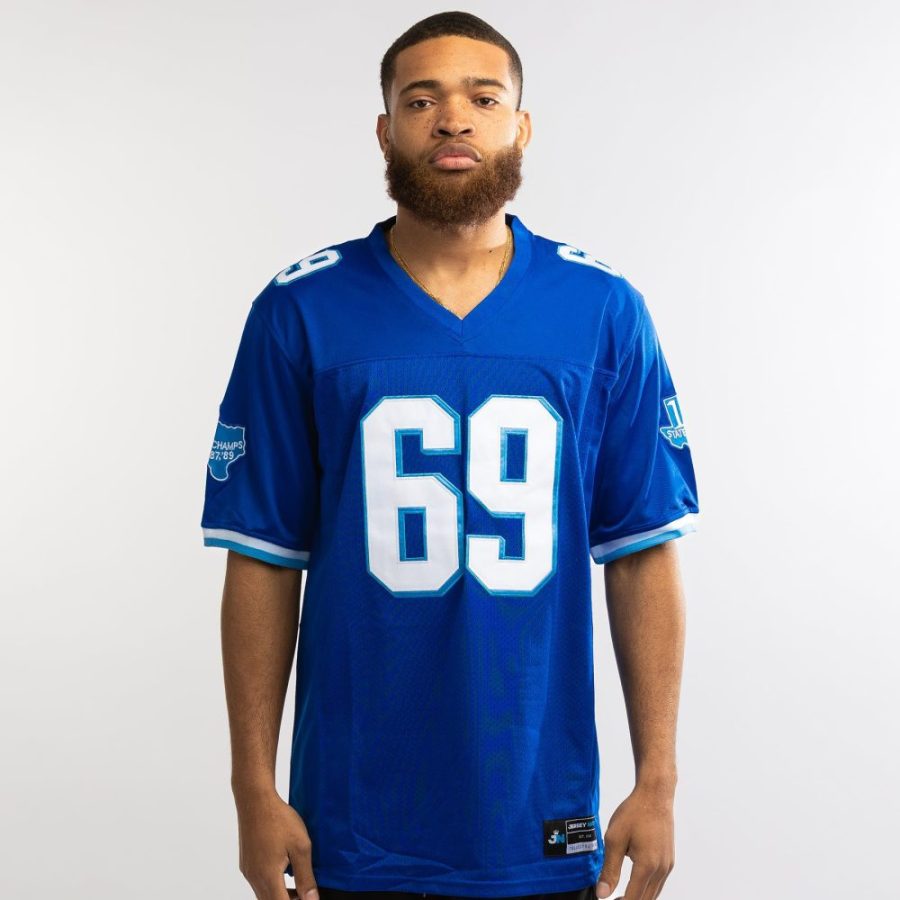 BillyBobVarsityBluesWestCanaanCoyotesFootballJersey