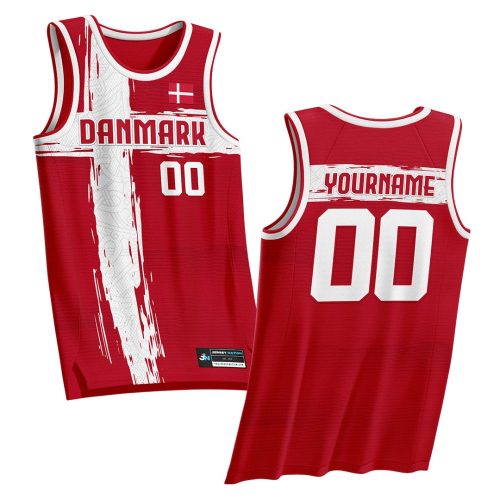 Denmark Custom Basketball Jersey