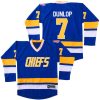 Reggie Dunlop #7 Charlestown Chiefs Hockey Jersey