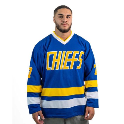 ReggieDunlop 7CharlestownChiefsSlapshotMovieHockeyJersey