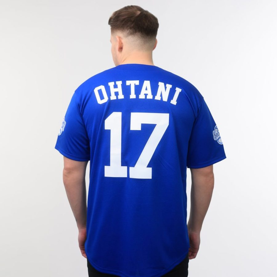 ShotimeOhtani 17BlueBaseballJersey