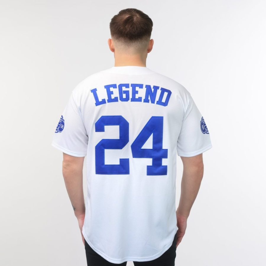 ShowtimeLegend 8 24BryantWhiteBaseballJersey