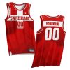 Switzerland Custom Basketball Jersey