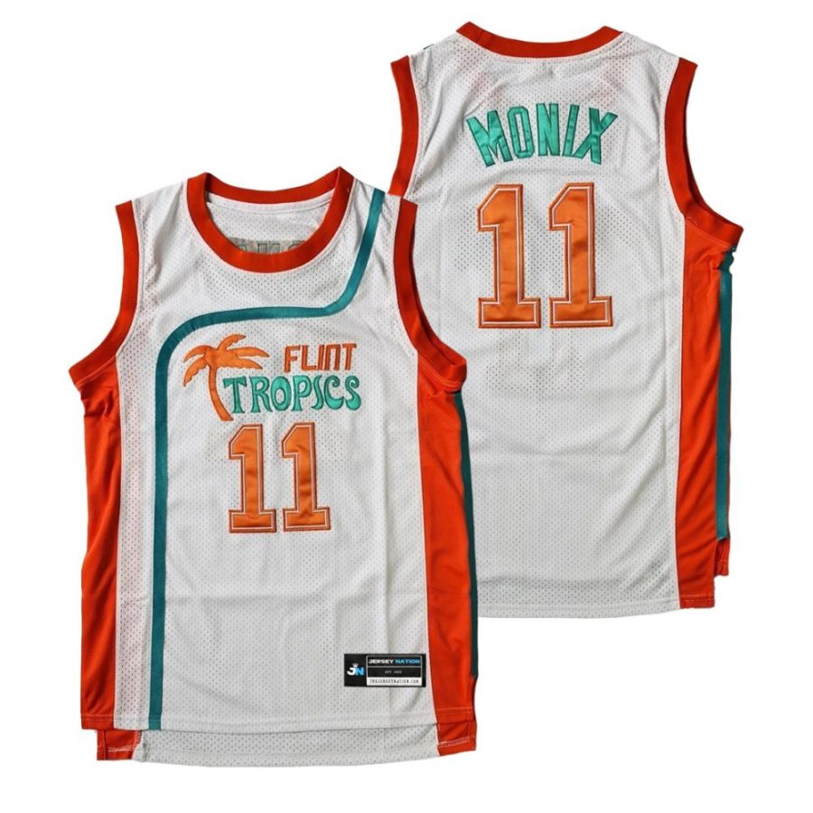 Ed Monix Flint Tropics Semi-Pro Movie Basketball Jersey