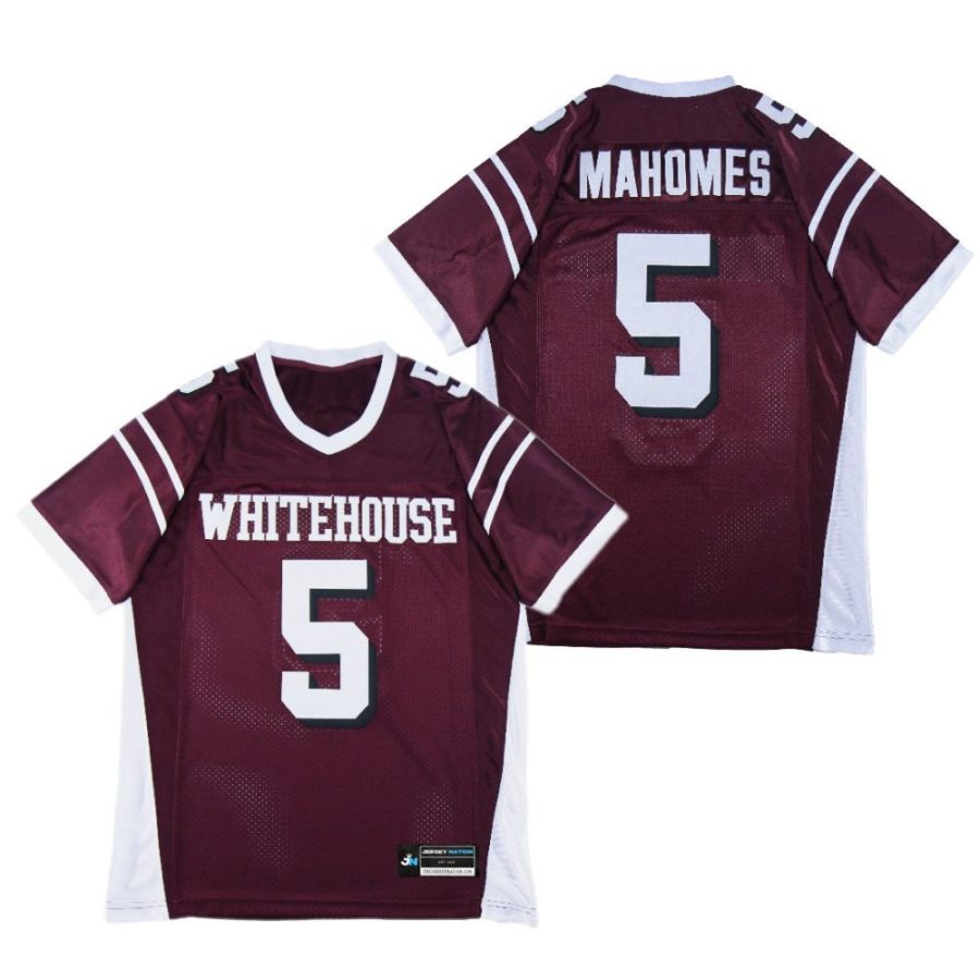 Patrick Mahomes Whitehouse High School Football Jersey