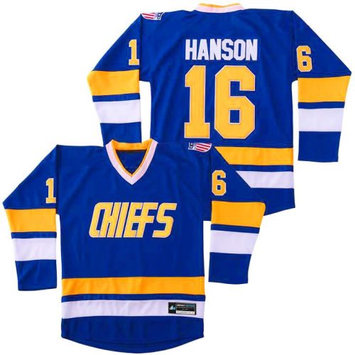 Charlestown Chiefs Hanson Brothers Slapshot Hockey Jersey