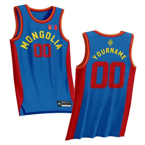 Mongolia Custom Basketball Jersey