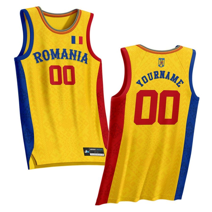 Romania Custom Basketball Jersey